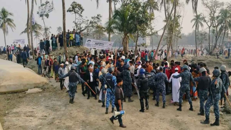 হাতিয়া নলচিরা ঘাটে বিএনপি-এনসিপি সংঘর্ষে আহত ১০