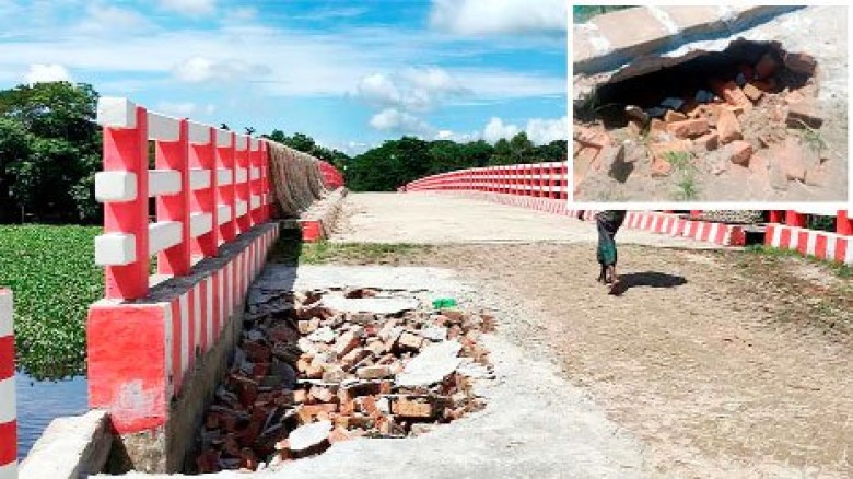 হাতিয়ার সড়ক ও সেতু ঝুঁকিতে: এখনই সংস্কার না হলে বড় দুর্ঘটনার